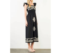 Thml - Shleby Embroidered Midi Dress