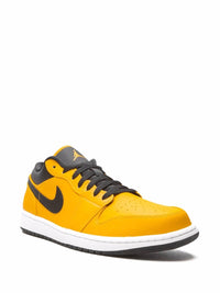 Air Jordan Men's 1 Low Sneakers in gold black - men's sneaker - detail view