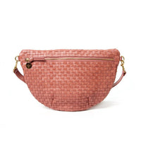 Clare V. - Grande Woven Leather Belt Fanny Bag