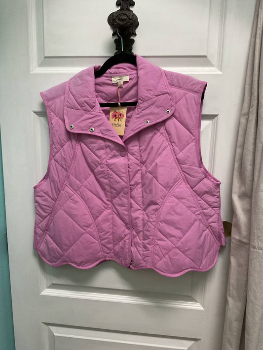 Entro - Women Bubble Gum Puffer Vest