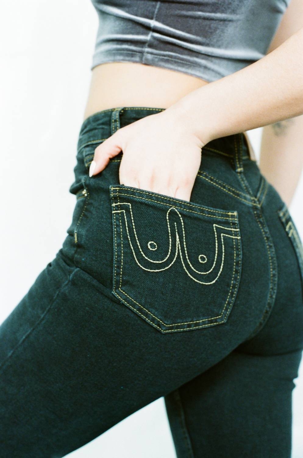 Fashion Brand Company - Nap Jeans With Thread
