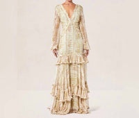 ALEXIS Rain Maxi Dress in sage - women's dress