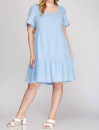 She + Sky - Annie Mini Dress - Plus