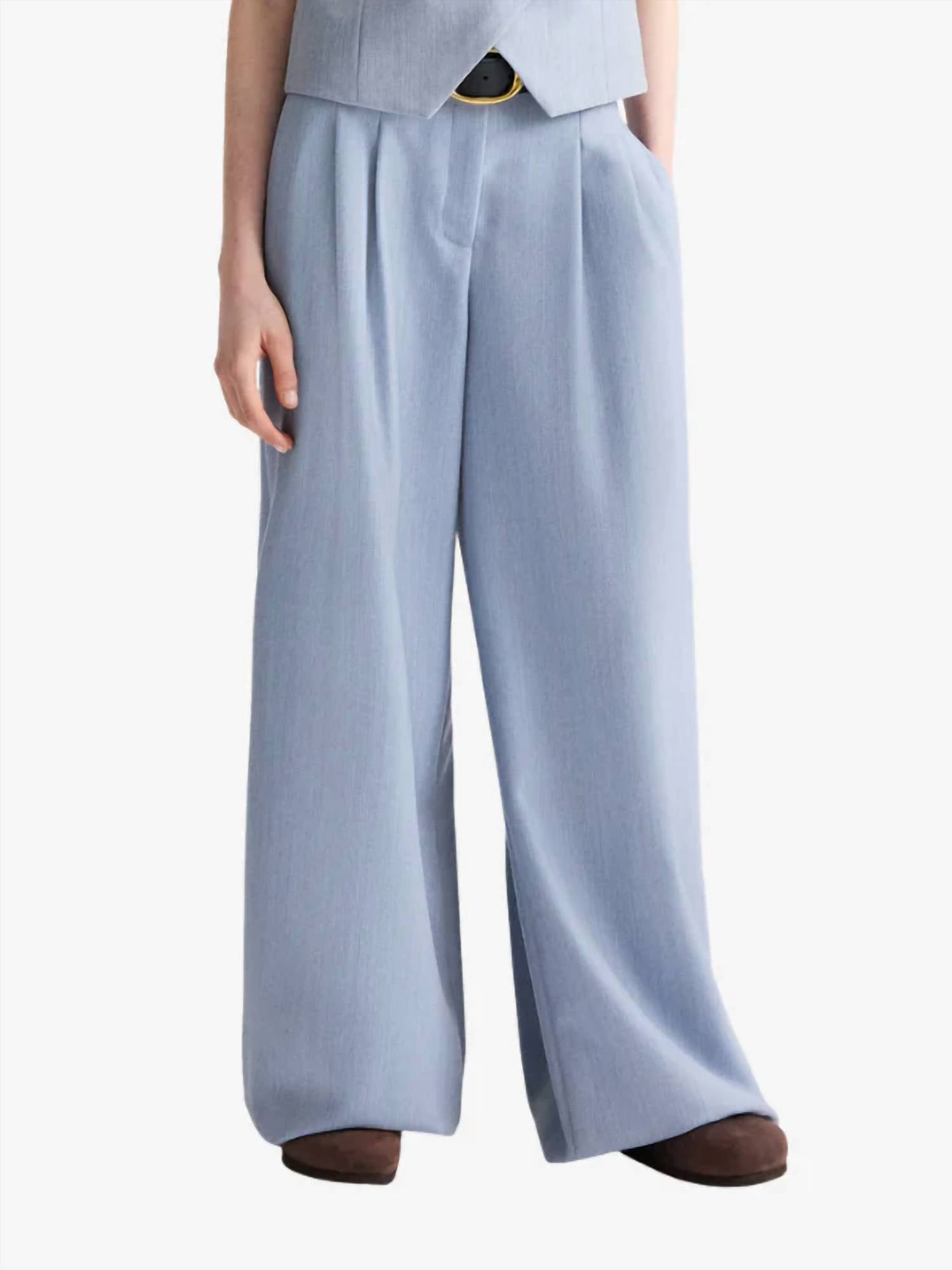 Twp - Avery Pleated Wide Leg Pants