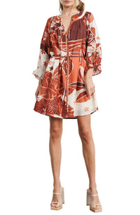 Ciebon - Christy Printed Mini Dress