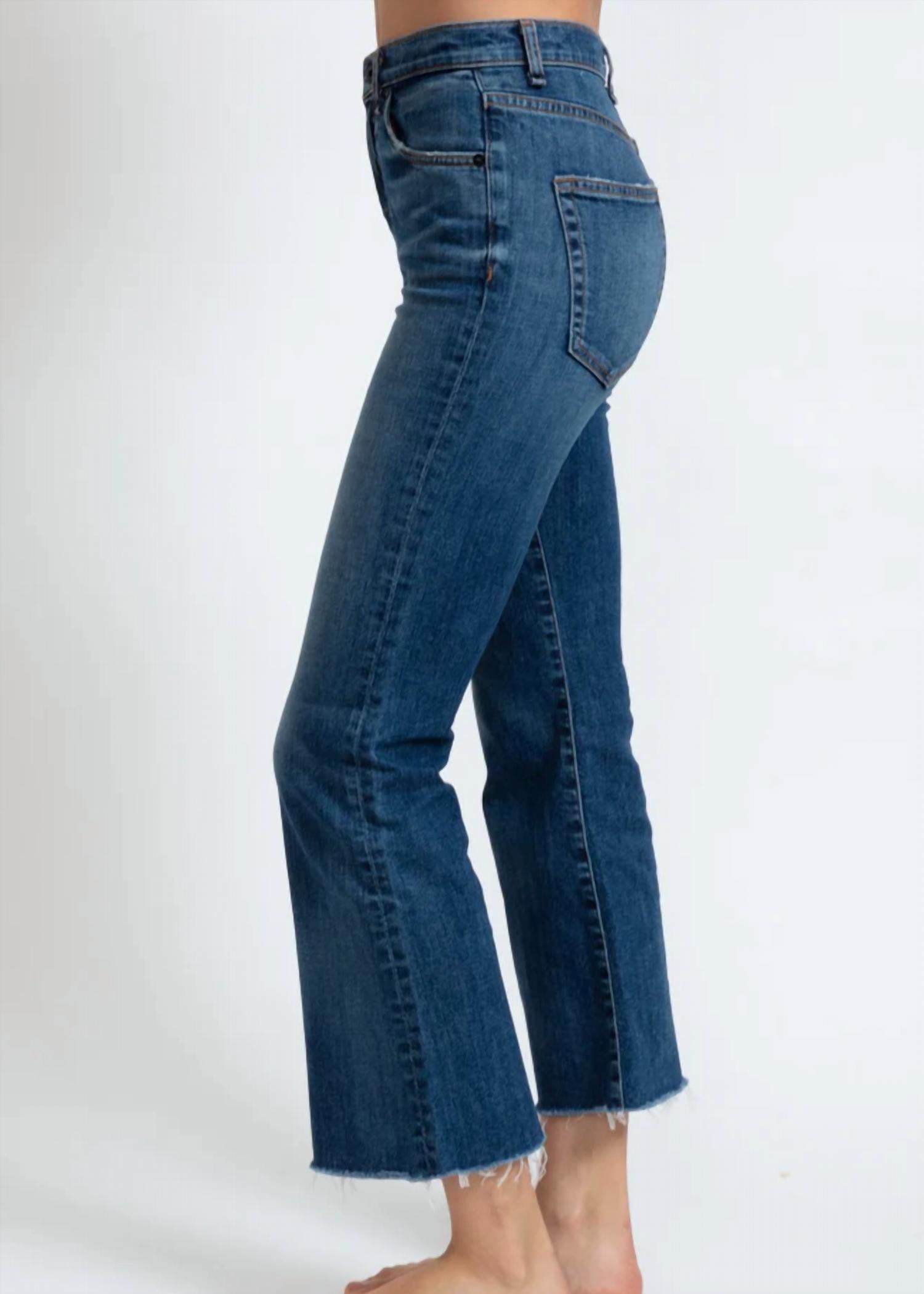 Askk Ny - Geek Crop Flare Jeans