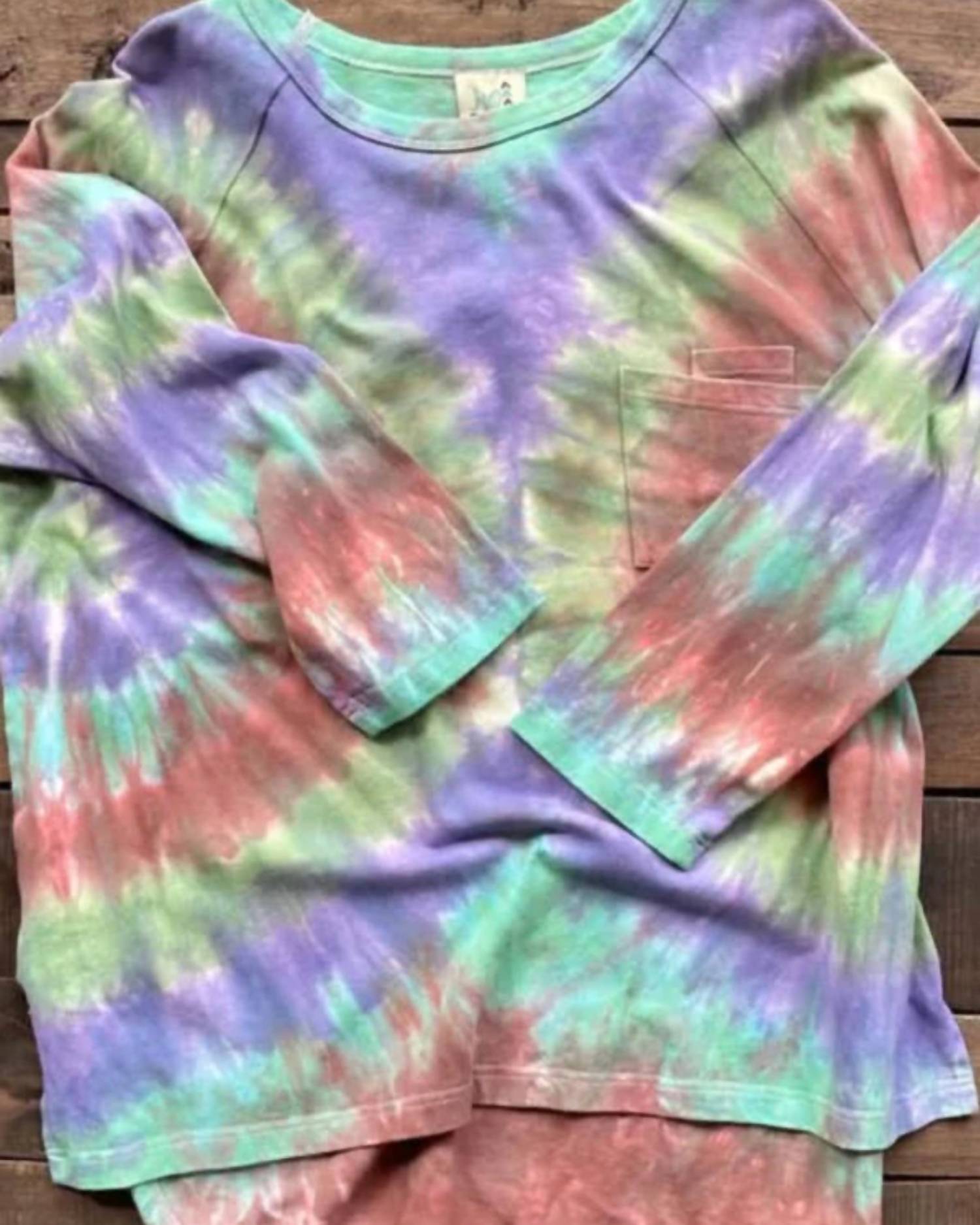 Jaded Gypsy - Wandering Meadows Tie Dye Sweatshirt
