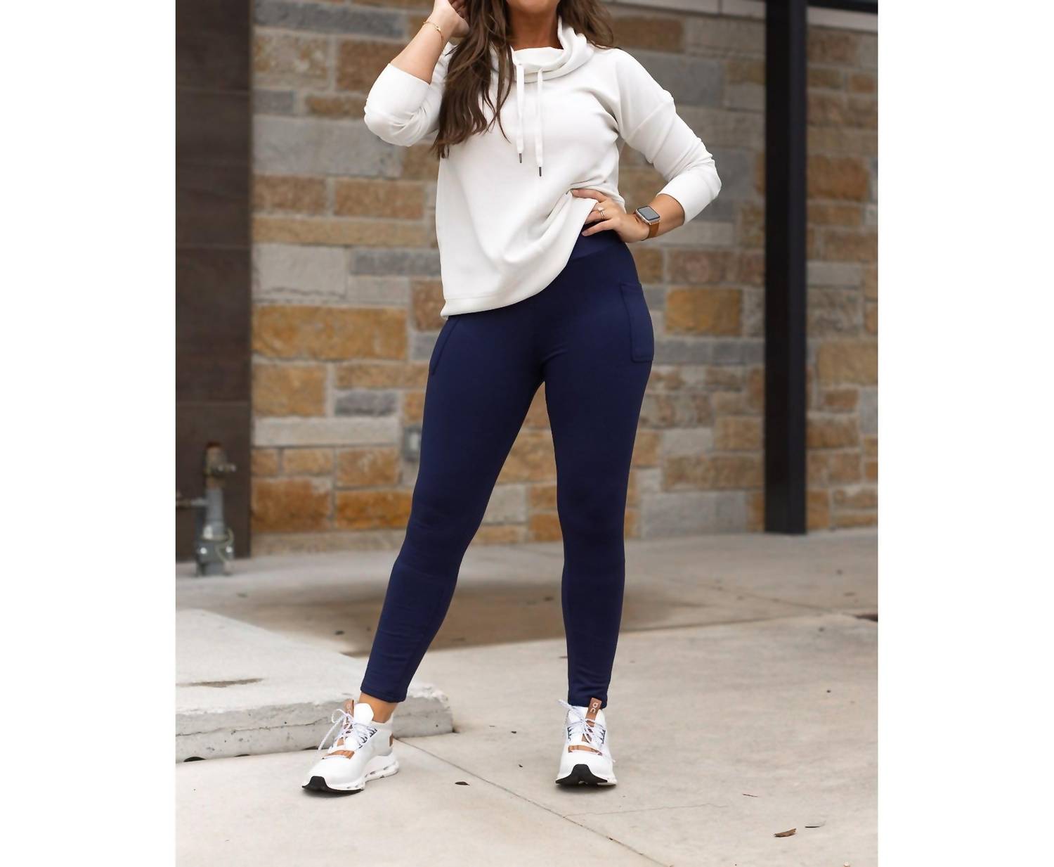 Julia Rose - Nicole Fleece With Pocket Leggings