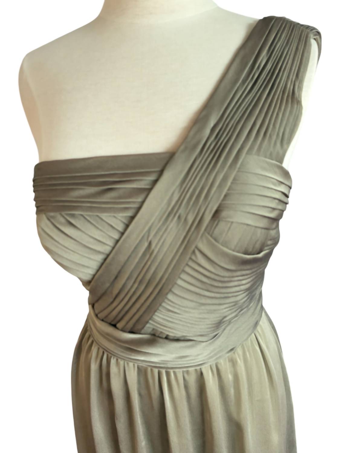 Bari Jay - Women's One Shoulder Iridescent Bridesmaid Dress