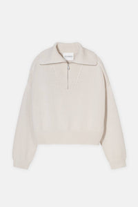 Closed - Cropped Troyer Sweater