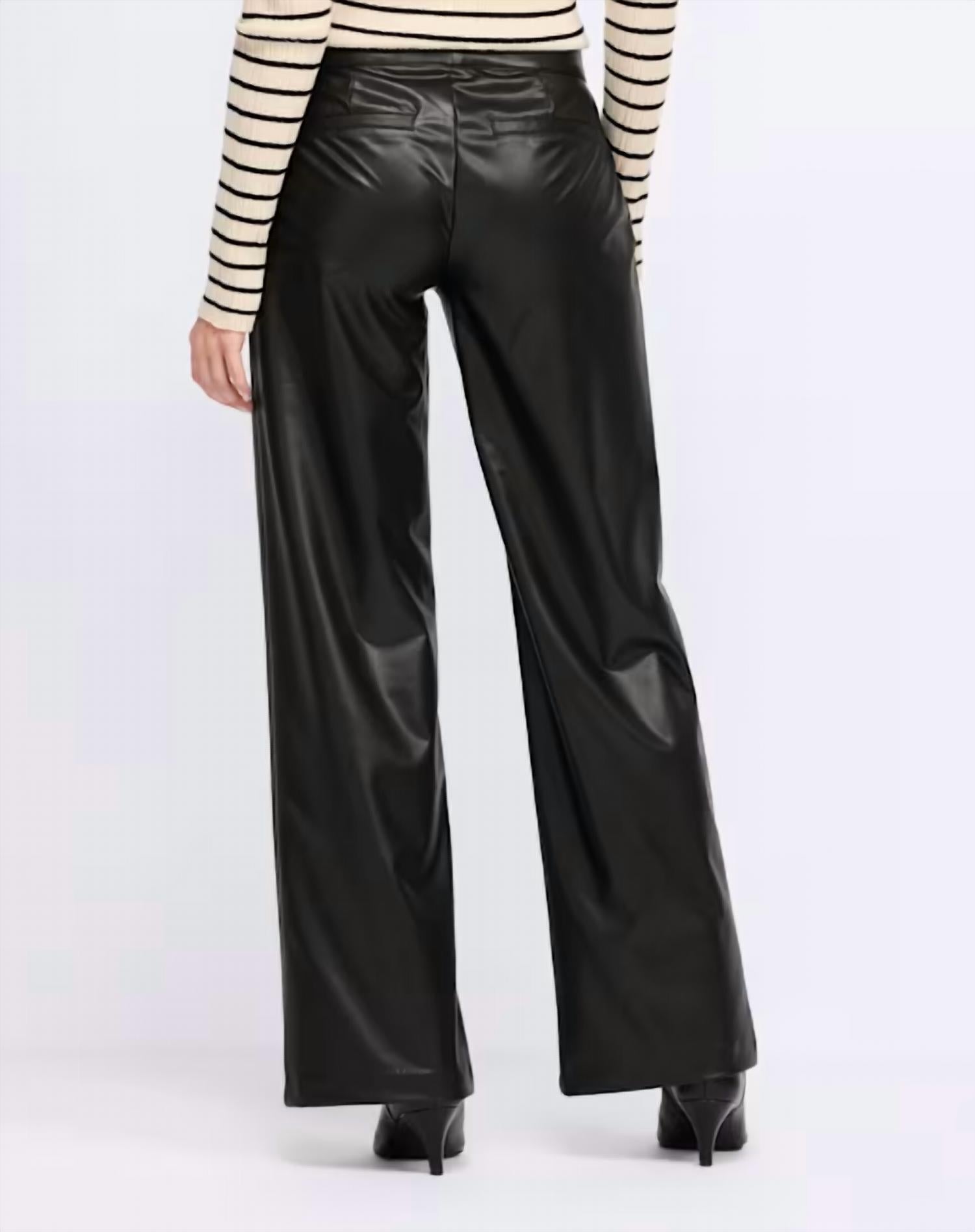 Sanctuary - Women's Runway Leather Trouser