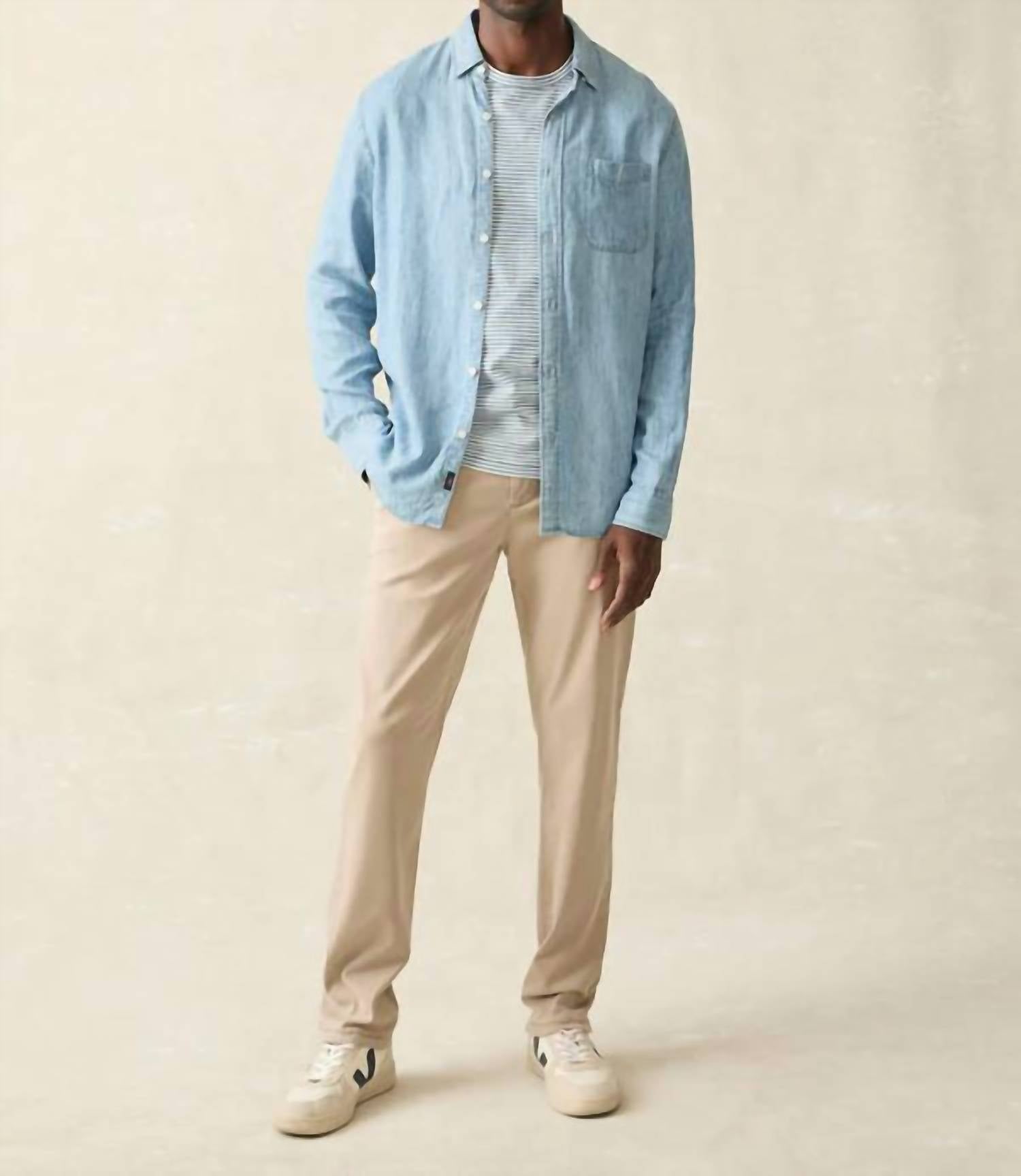 Faherty - Tried & True Chambray Shirt
