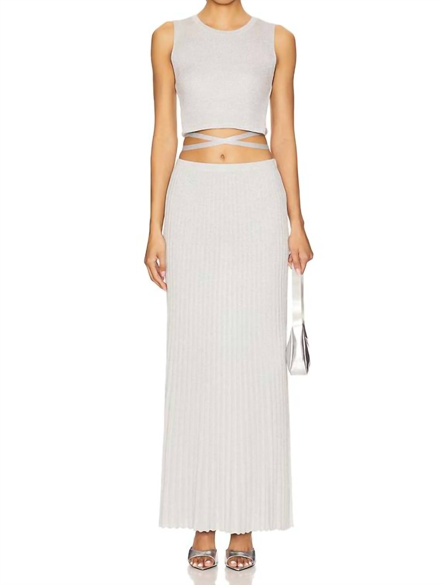525 America - Spencer Lurex Maxi Skirt