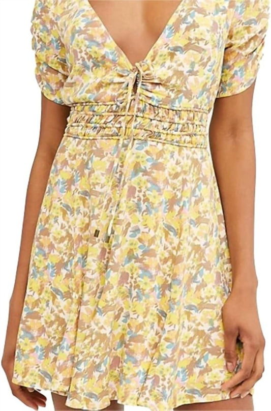 Free People - Forget Me Not Floral Mini Dress