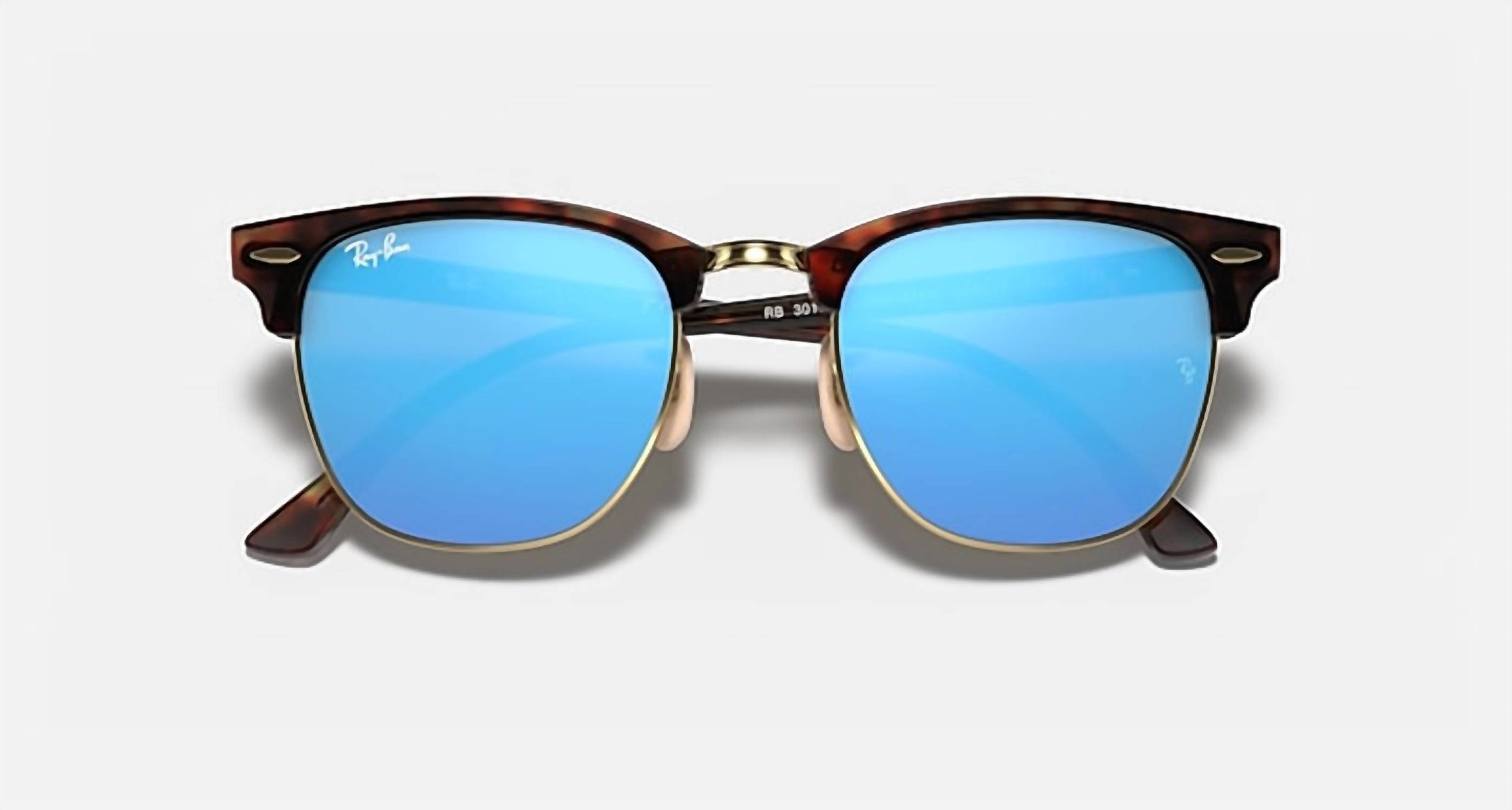 Ray Ban - Clubmaster Medium Non Polarized Sunglasses Rb3016 114517