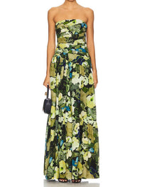 Shona Joy - Weyes Strapless Tiered Maxi Dress