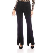 Karen Kane - Faux Suede Front Slit Pants