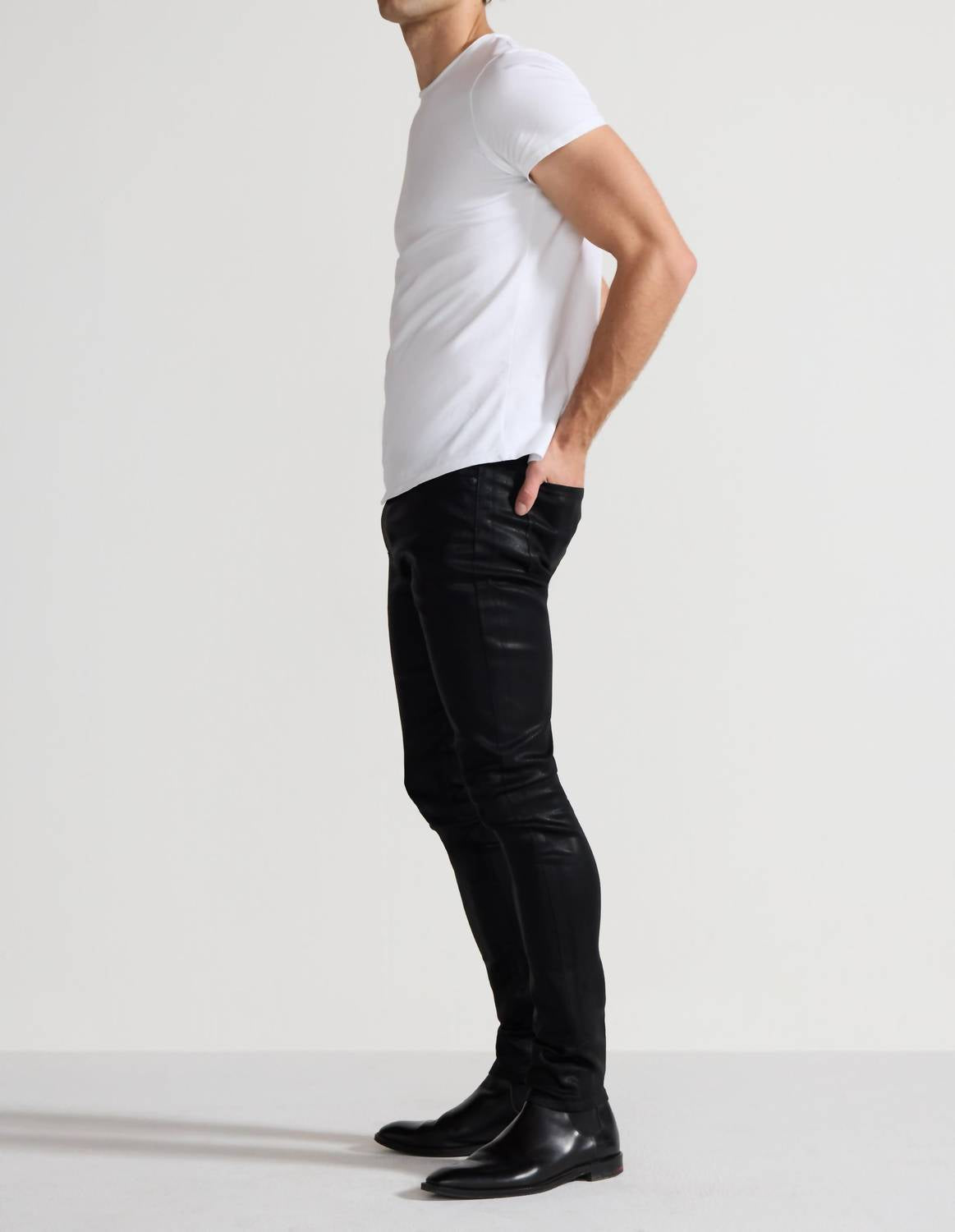 Monfrere - Preston Coated Denim Cargo Pants
