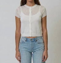 Central Park West - Serena Sheer Cardi With Cami