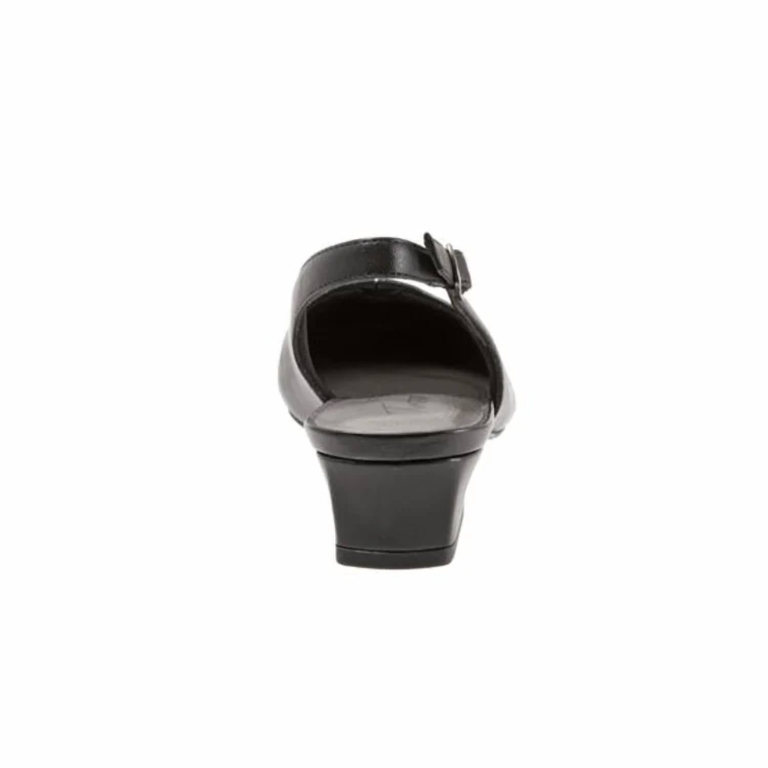 Trotters Women's Dea Slingback Sandal in black - women's sandal - alternate view