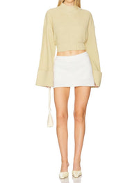 We Wore What - Cropped Turtleneck Sweater