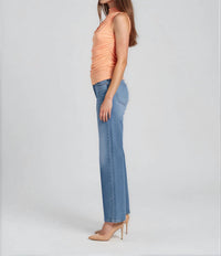 Fore - Tammi Ruched Mesh Tank Top