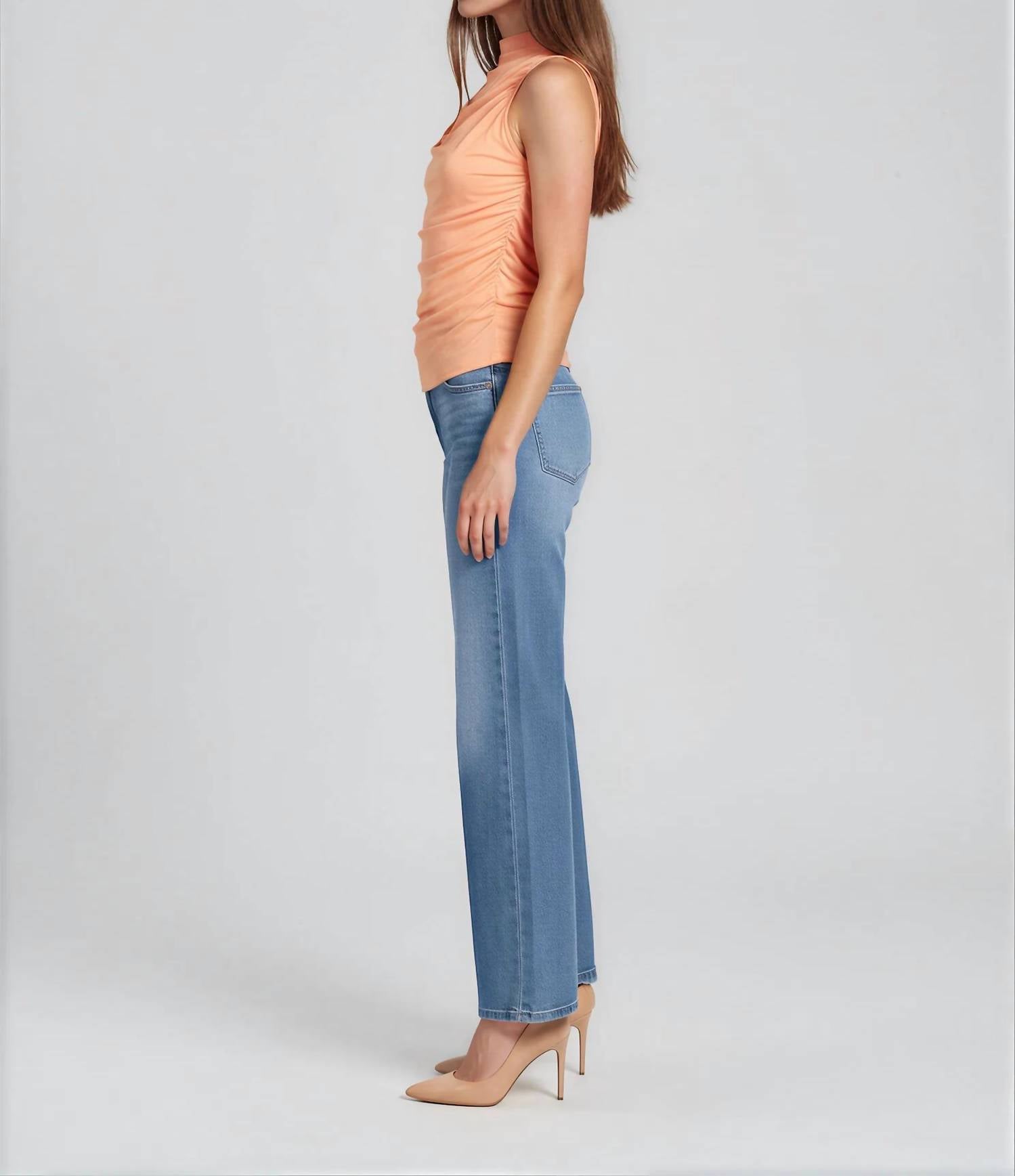 Fore - Tammi Ruched Mesh Tank Top