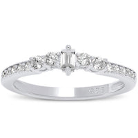Starlette Women's Isabella Stackable Ring in silver - women's jewelry