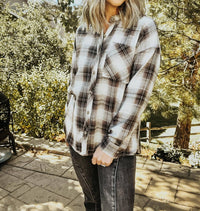 Be Cool - Button Down Plaid Flannel Shirt