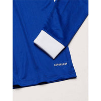 adidas Boy's Tabela 18 Long Sleeve Jersey in bold blue - kids' long sleeve top - alternate view