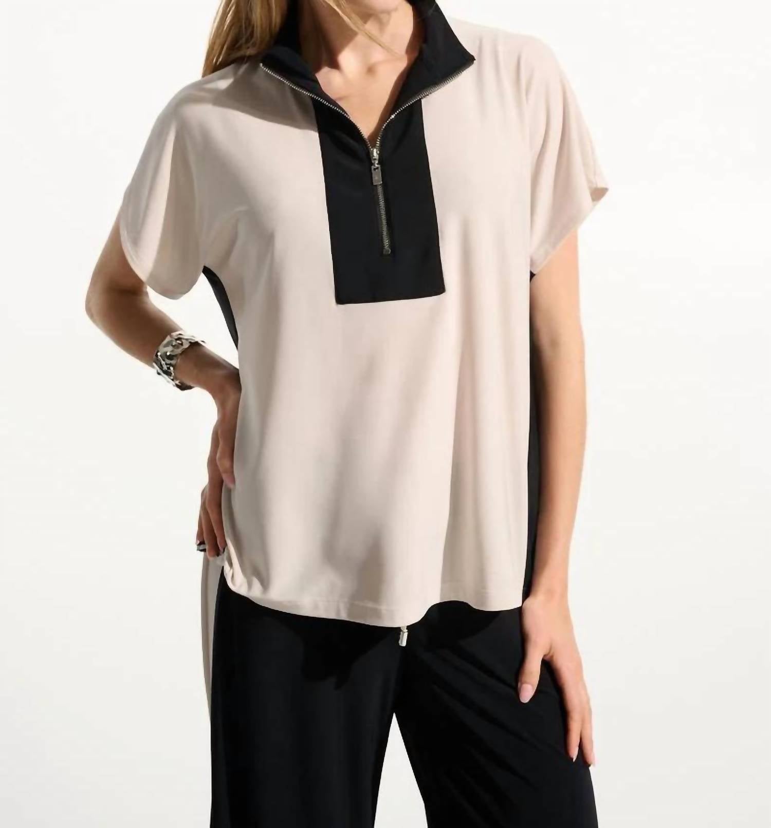 Joseph Ribkoff - Sporty Zipper Top
