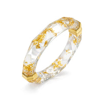 Gold & Honey - Women's Thin Lucite Bangle