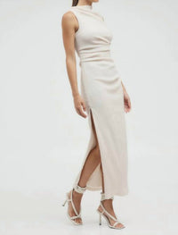 Third Form - Electric Tucked Maxi Tank Dress