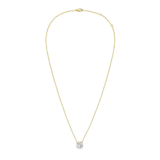 Diana M Jewels - 5.00 Cts Lab Grown Diamond Solitaire Pendant Necklace