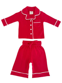 Siix Collection - Girl's Organic Pointelle Lounge Set