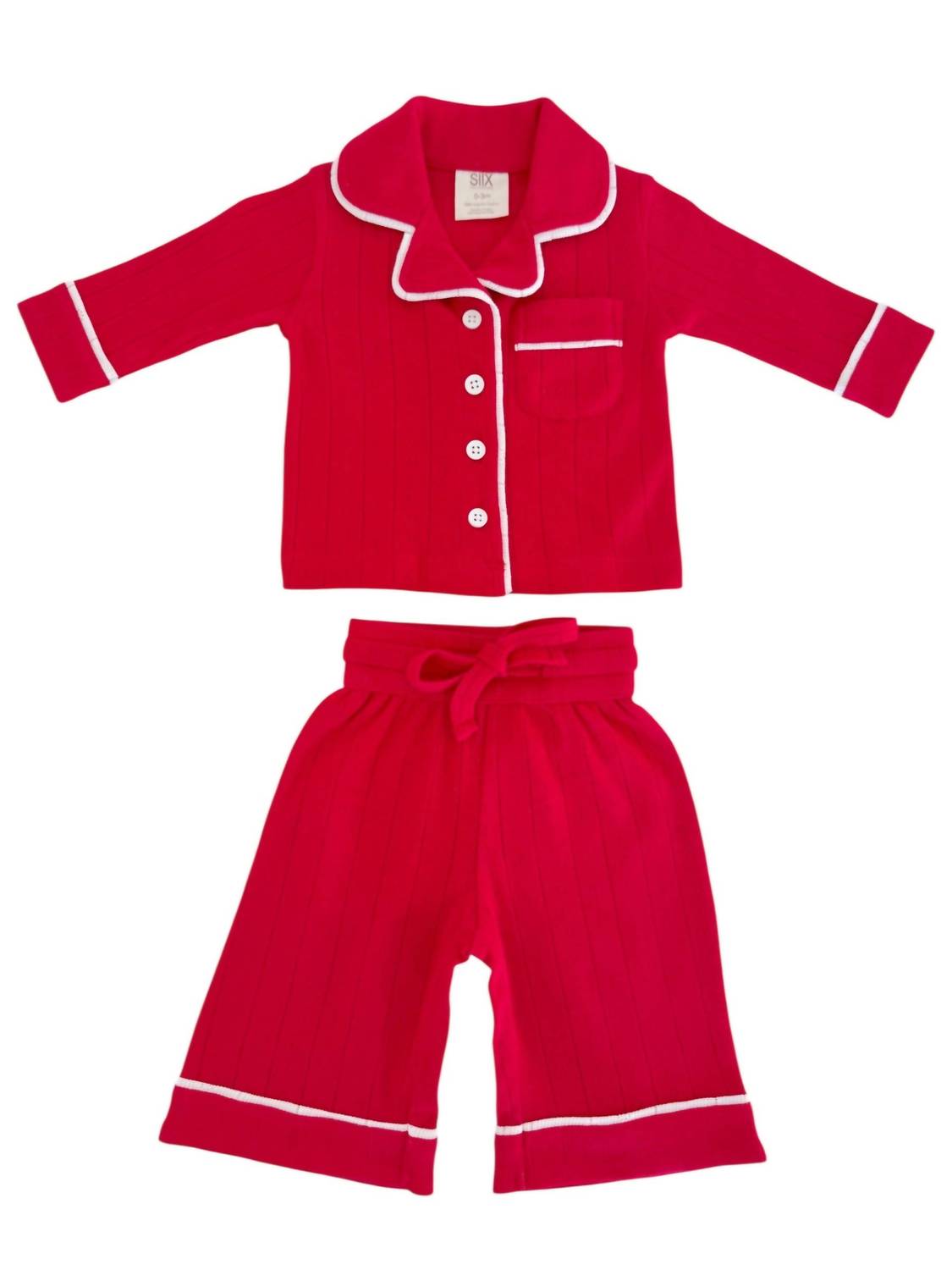 Siix Collection - Girl's Organic Pointelle Lounge Set