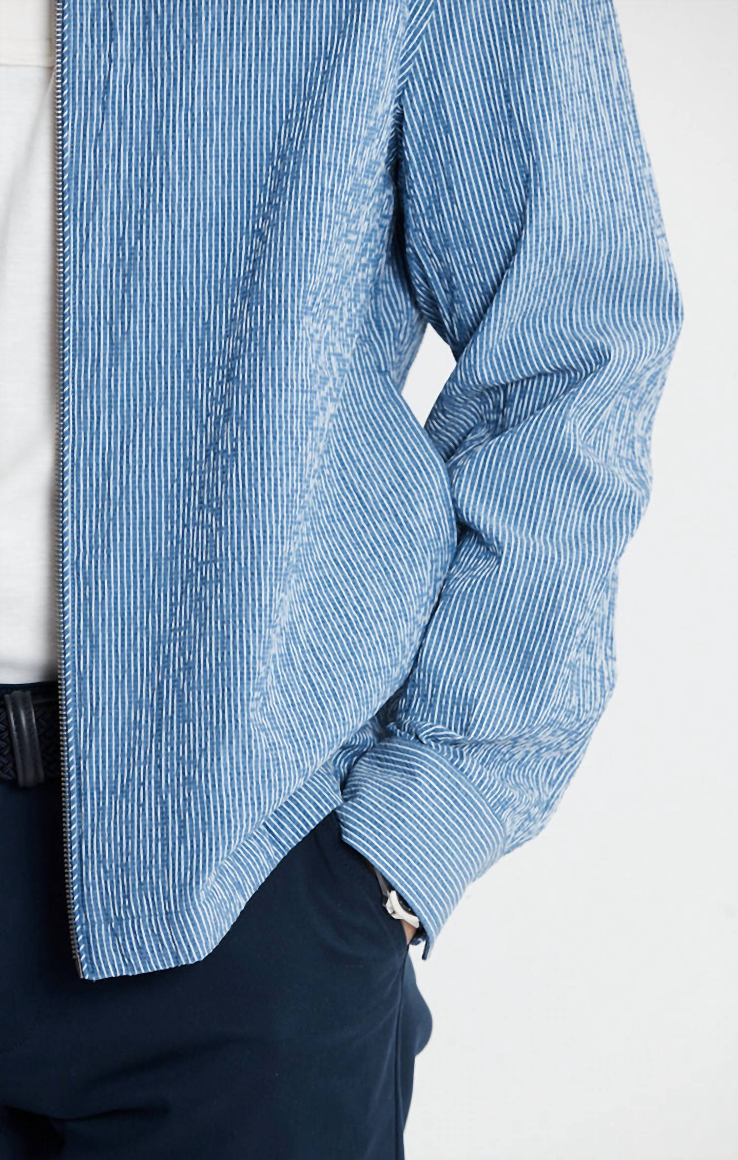 Jachs New York - Charles Seersucker Full Zip Jacket