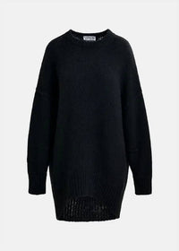 Essentiel Antwerp - Knit Mini Dress With Ruffle Detail