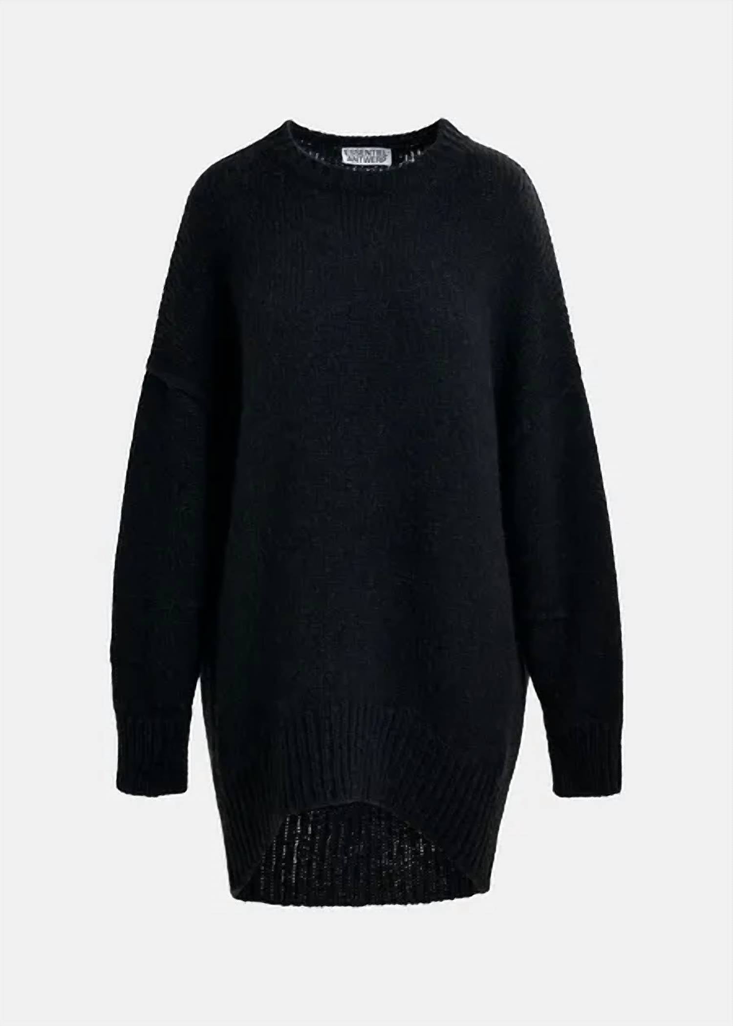 Essentiel Antwerp - Knit Mini Dress With Ruffle Detail