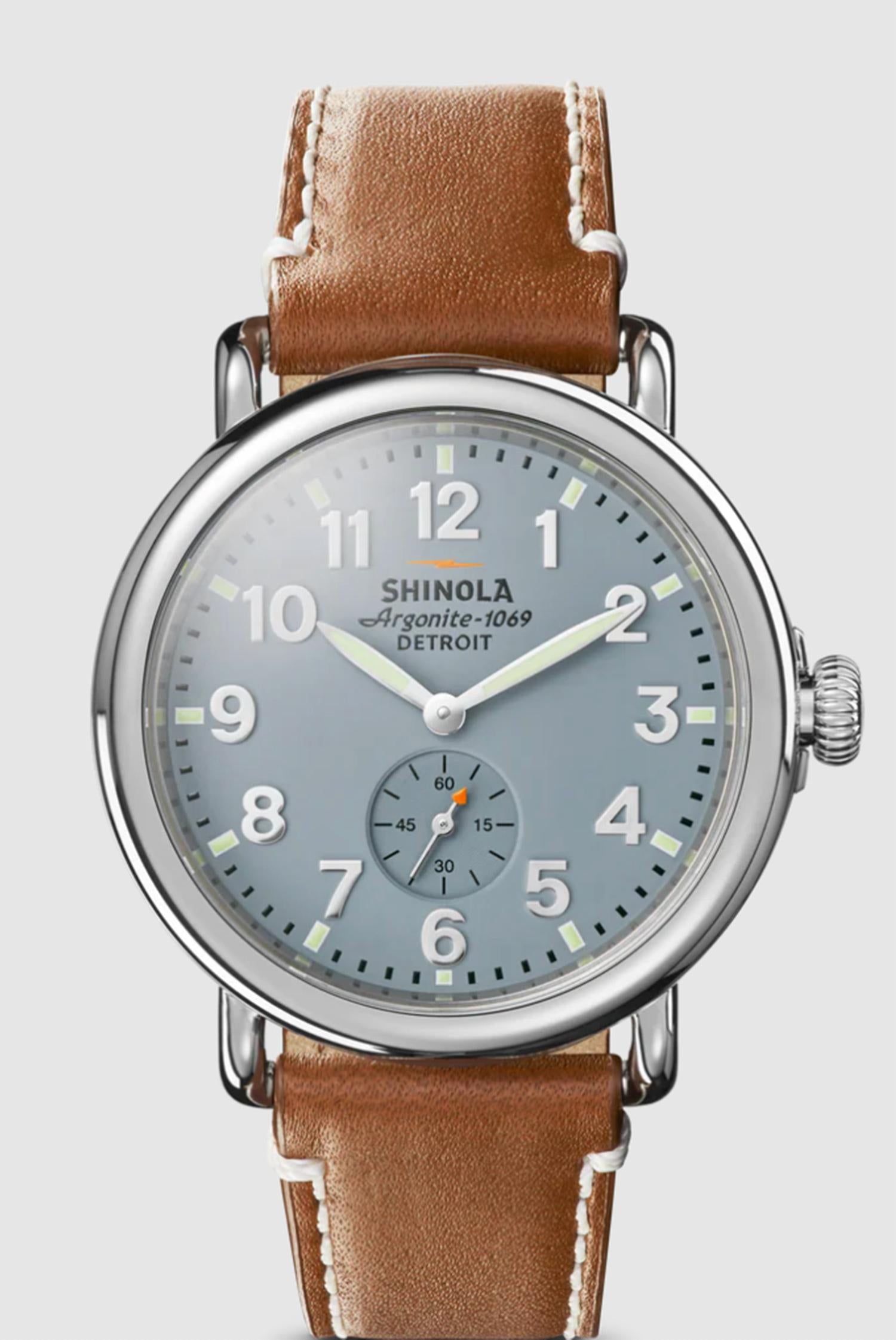 Shinola - Women's Runwell Watch 41mm Leather Strap