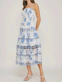 Strut & Bolt - Lena Eyelet Midi Dress - Bohemian Resort Wear