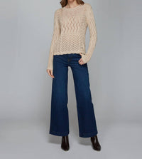 Autumn Cashmere - Stitchery Patchwork Crew Sweater