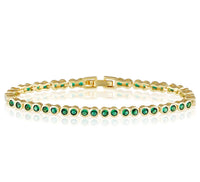 Sahira Jewelry Design - Women's Bezel Tennis Bracelet