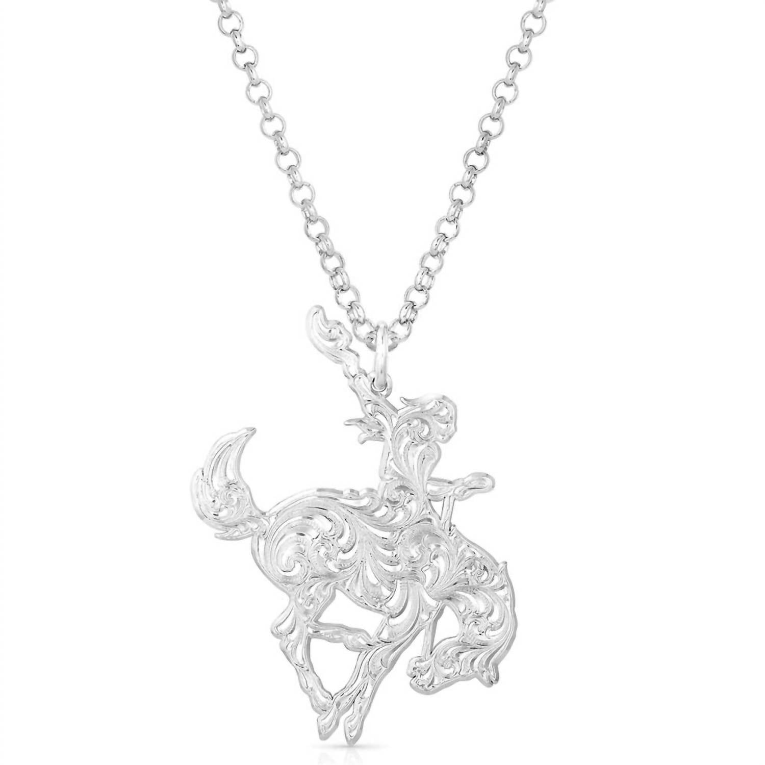 Montana Silversmiths Women's Cowgirl Spirit Necklace in silver - women's jewelry