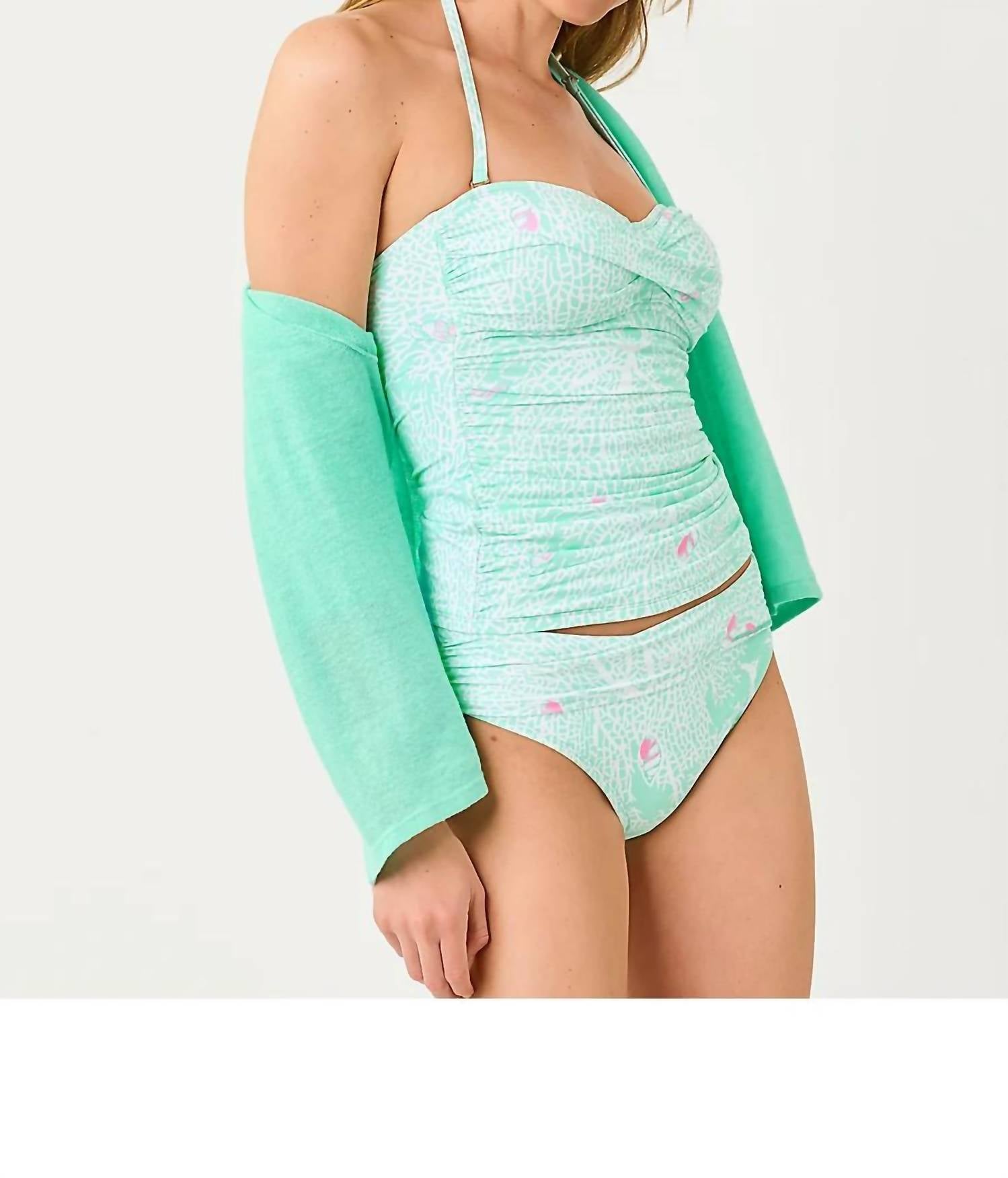 Lilly Pulitzer - Lagoon Sarong Hipster Bikini Bottom