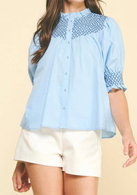 Pinch - Simply Smocked Top