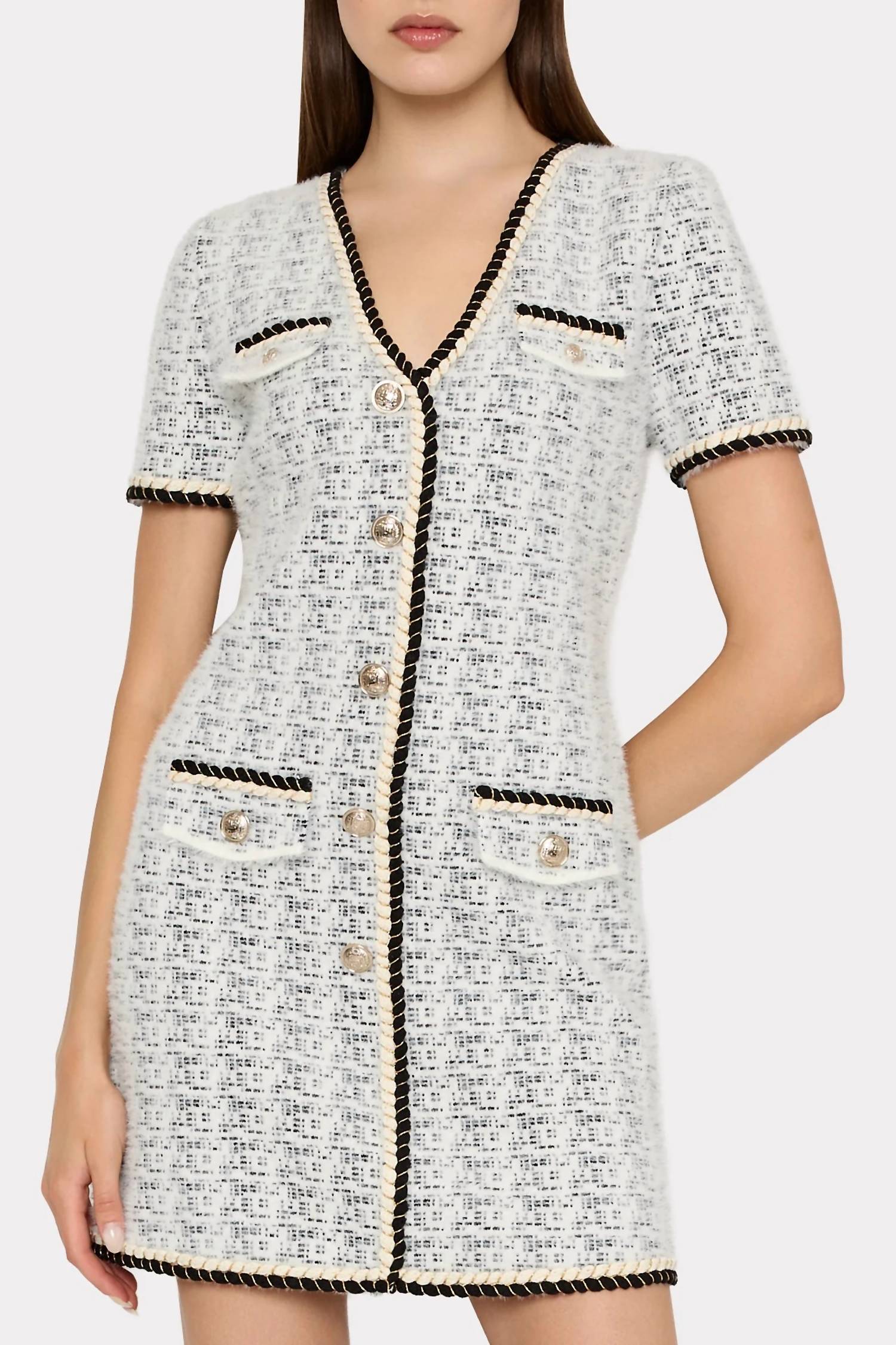 Milly - Braided Mini Dress