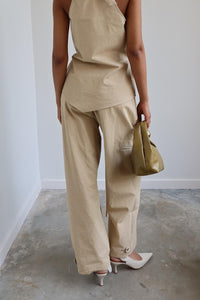 Nomia - Drawcord Pleated Trouser