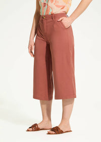 Fdj - Olivia Pleated Wide Capri