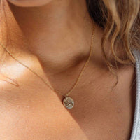 Token Jewelry - Women's Moon Drop Necklace